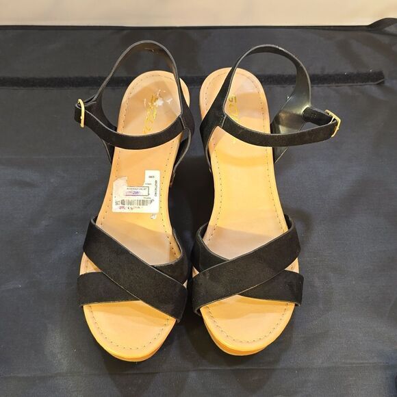 BRAND NEW SODA  WOMENS BLOCK HEEL PLATFORM SANDAL  - Picture 3 of 16